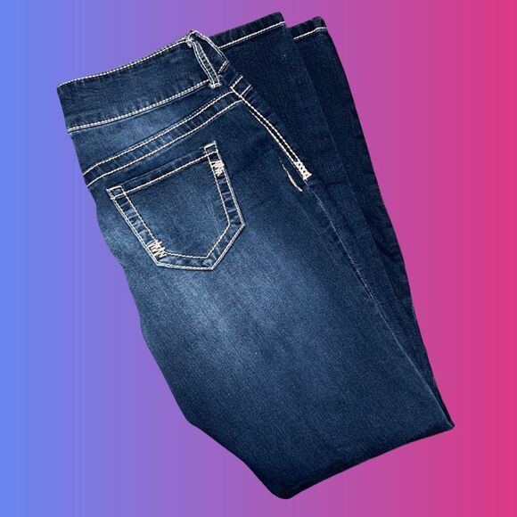 Maurices DarkWash Low Rise Stretch Jeans Size Small 26x29 #2 - Picture 3 of 6